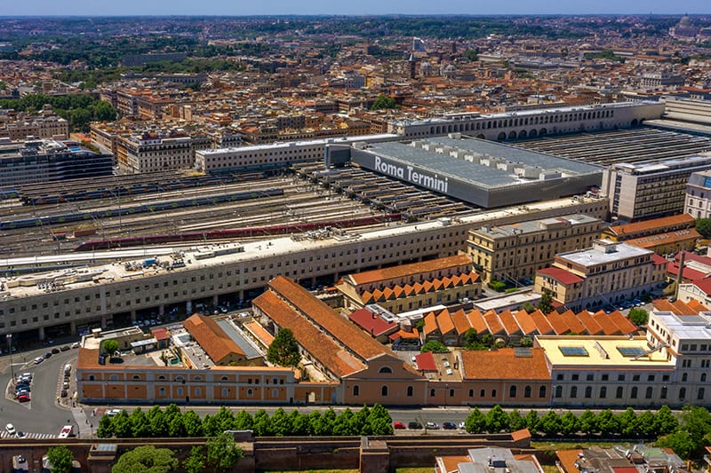Vista Stazione Termini di Roma