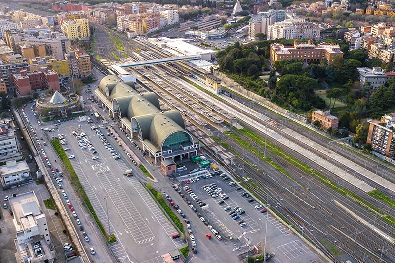 Panorama stazione Roma Ostiense