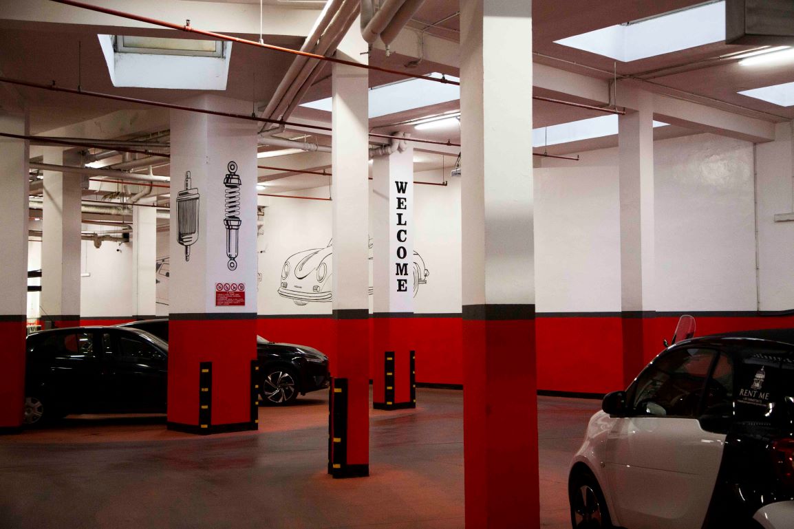 Majestic Garage - stazione Roma San Pietro Posti auto al coperto Majestic Garage - stazione Roma San Pietro